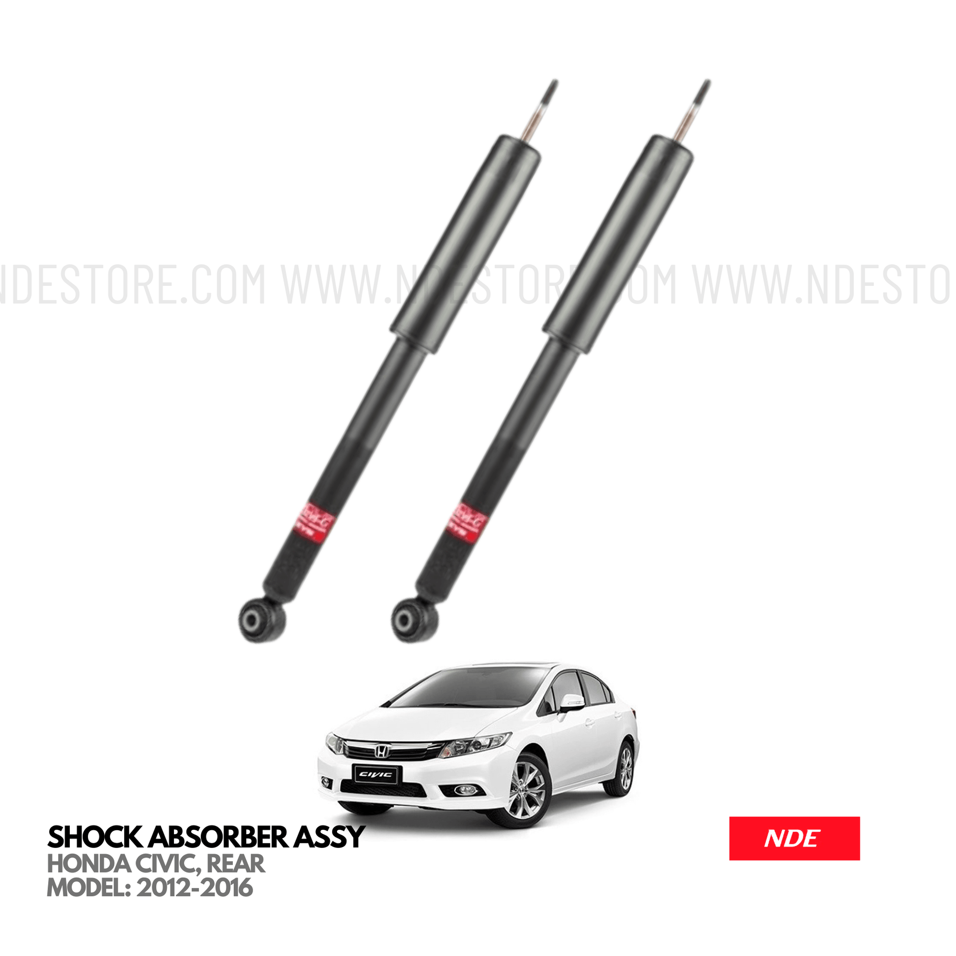 SHOCK ABSORBER ASSY REAR FOR HONDA CIVIC (2012-2016) - ndestore.com