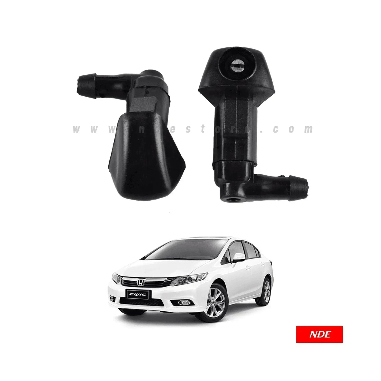WIPER SHOWER NOZZLE SET FOR HONDA CIVIC (2012-2016) - ndestore.com