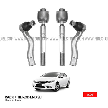 TIE ROD + RACK END SET FOR HONDA CIVIC (2012-2016) - ndestore.com