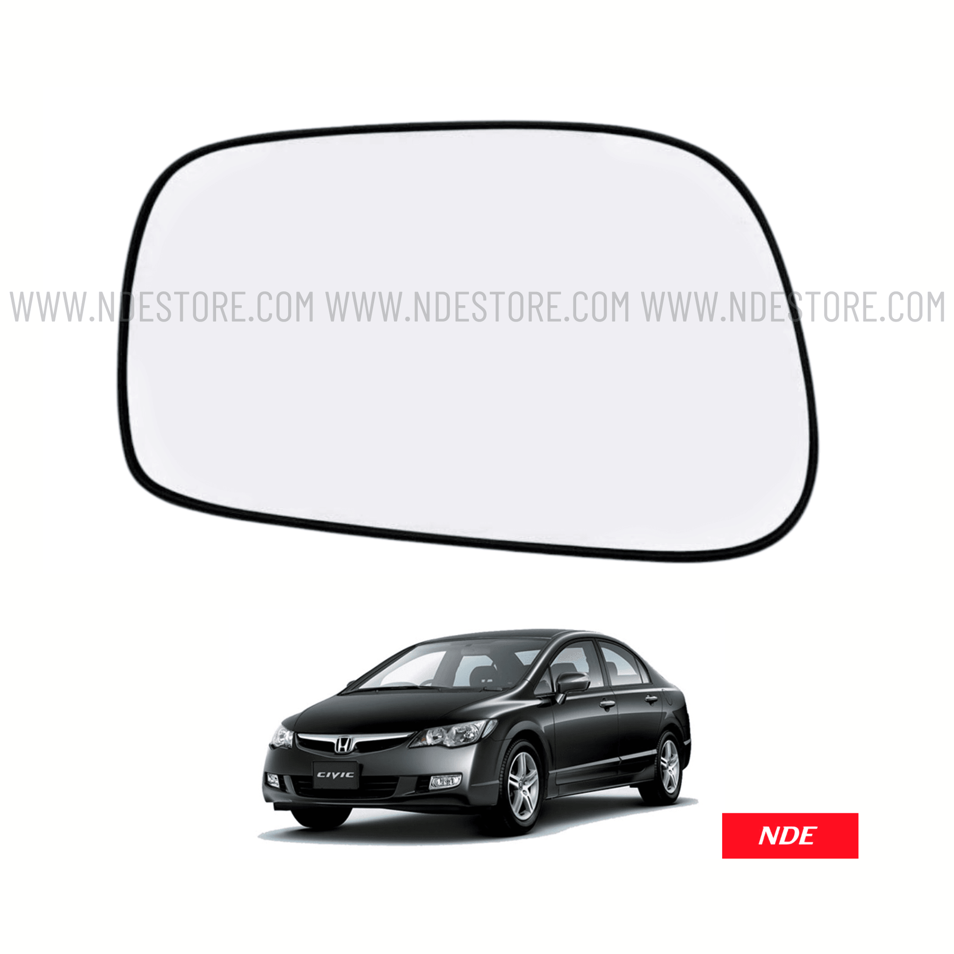 SIDE MIRROR GLASS FOR HONDA CIVIC (2006-2012) - ndestore.com