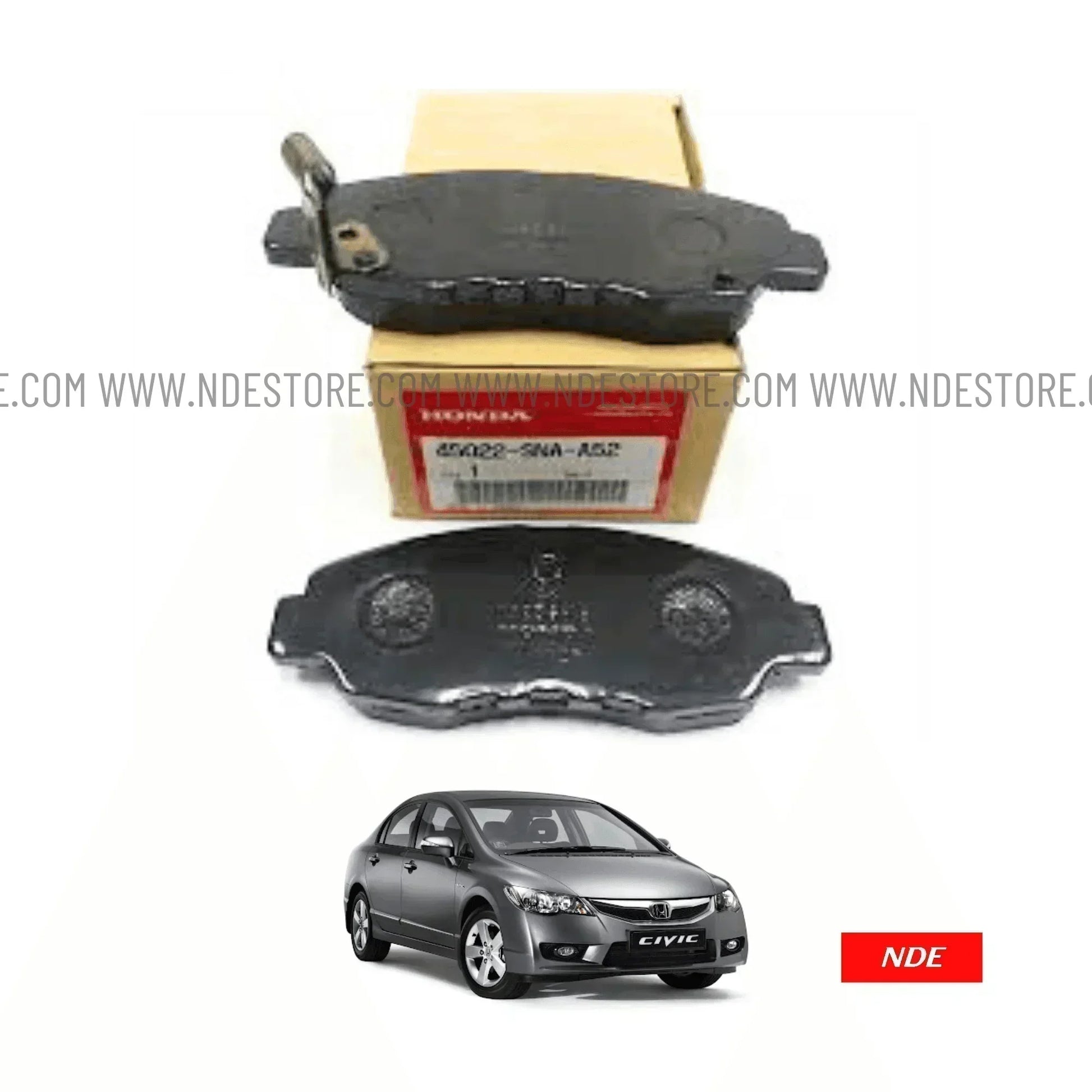 BRAKE DISC PAD FRONT GENUINE FOR HONDA CIVIC (2006-2012) - ndestore.com