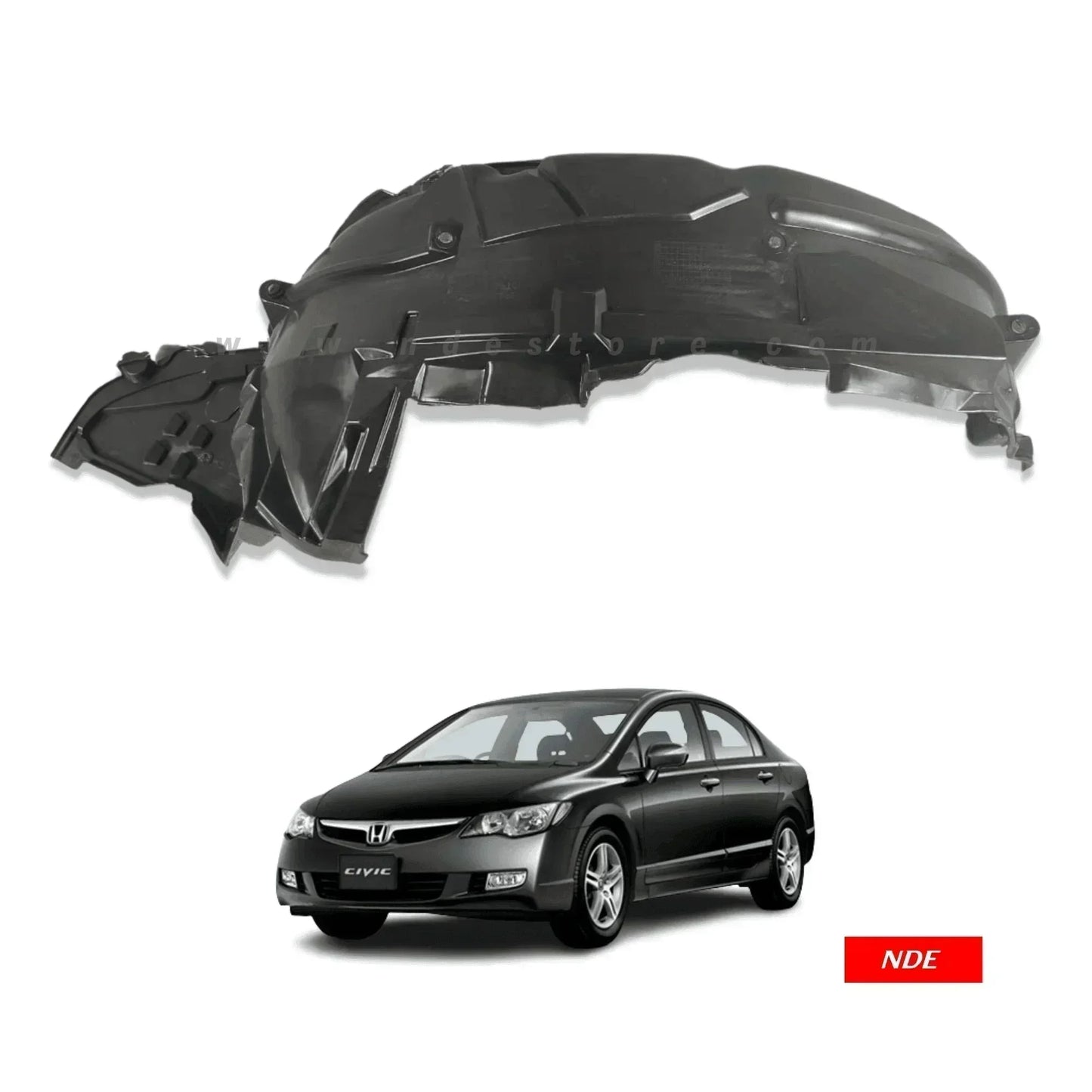 FENDER SHIELD LINER FOR HONDA CIVIC (2006-2012) - ndestore.com