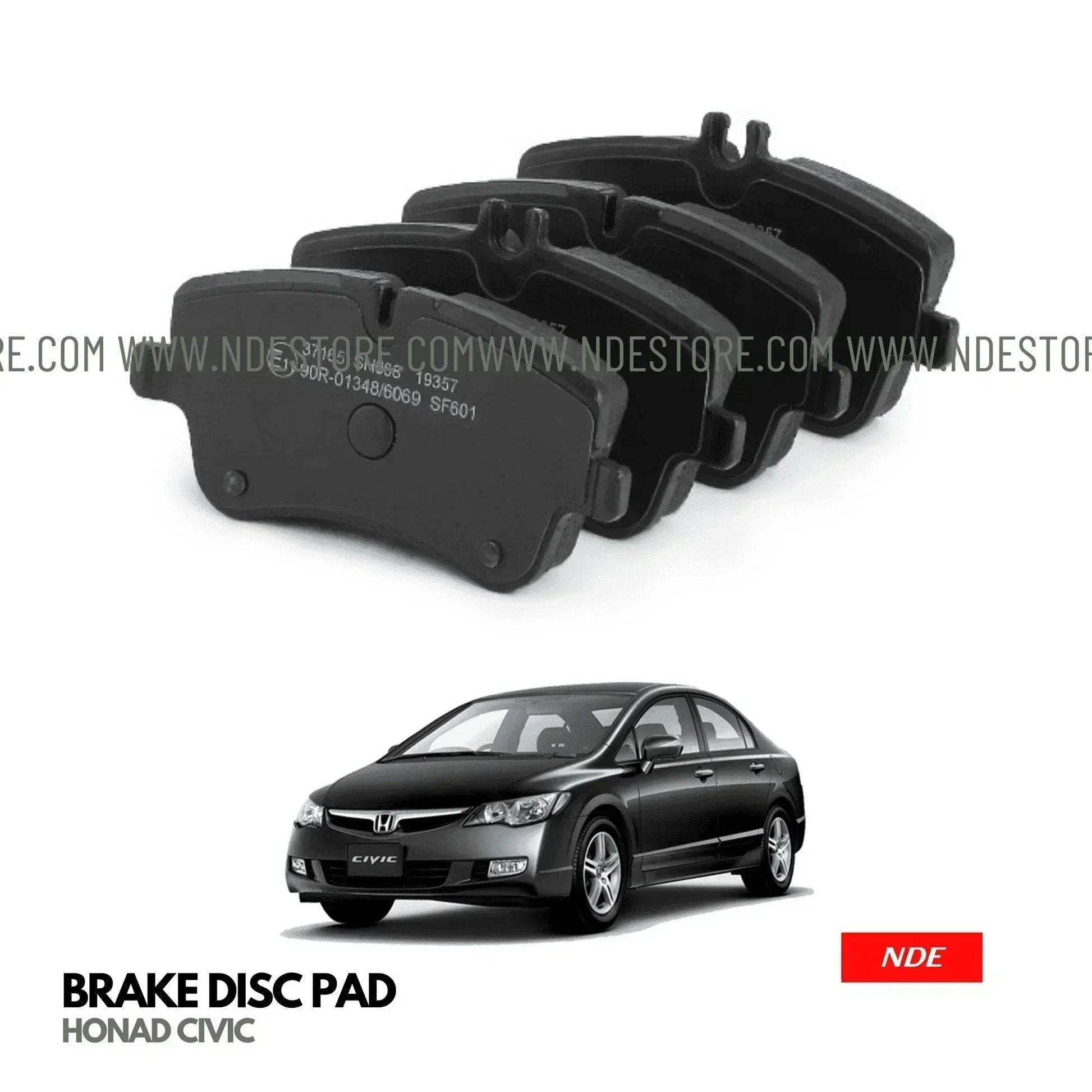 BRAKE DISC PAD SET FRONT MK JAPAN FOR HONDA CIVIC (2006-2012) - ndestore.com