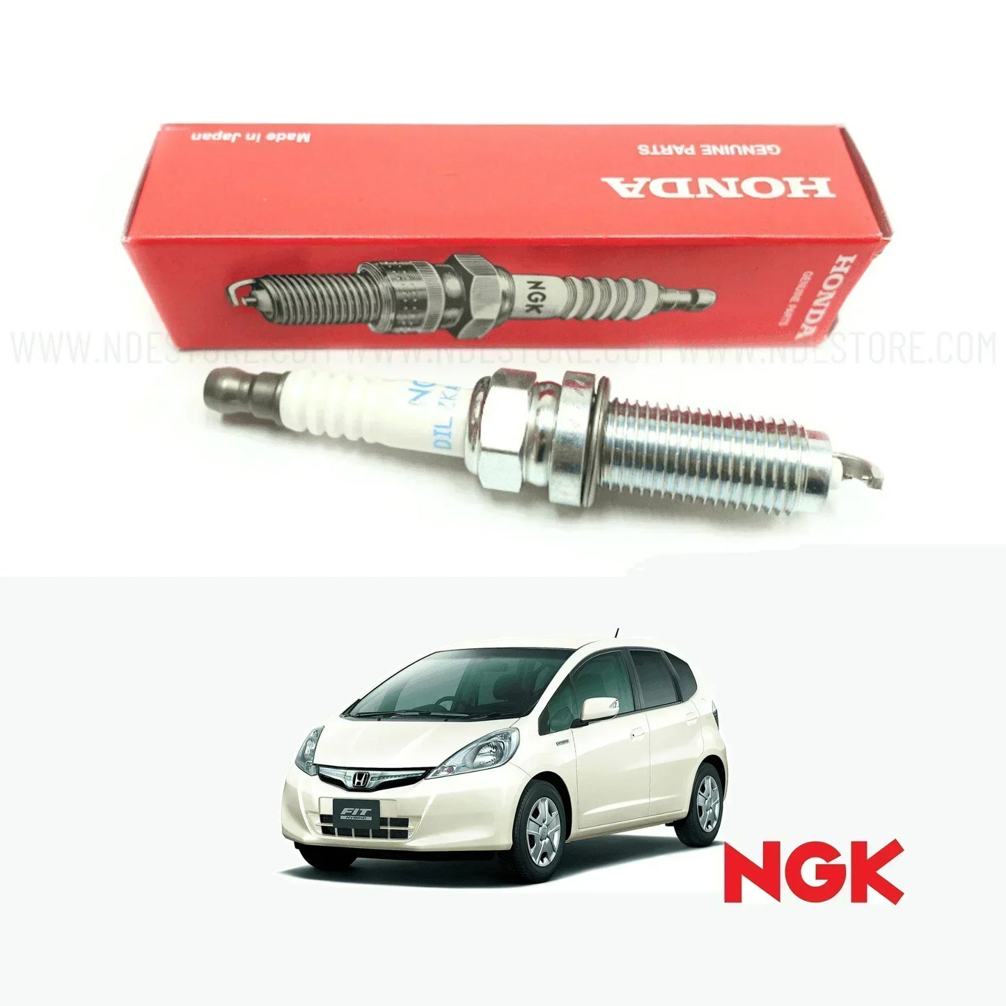 SPARK PLUG NGK LASER IRIDIUM FOR HONDA FIT GP1 (HYBRID) - ndestore.com