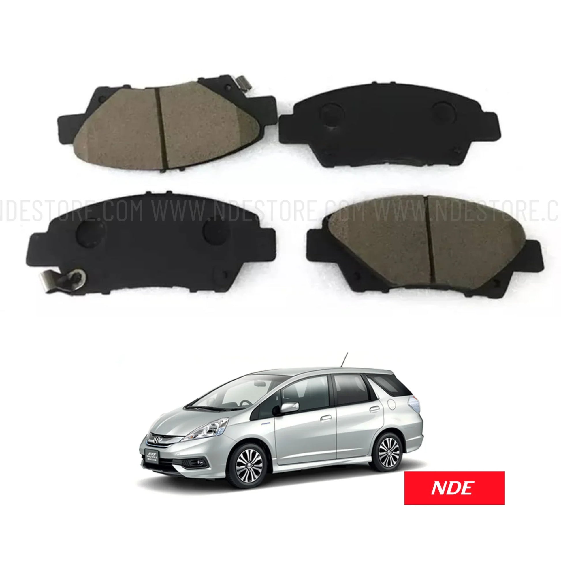 BRAKE DISC PAD SET FRONT FOR HONDA FIT HYBRID SHUTTLE - ndestore.com