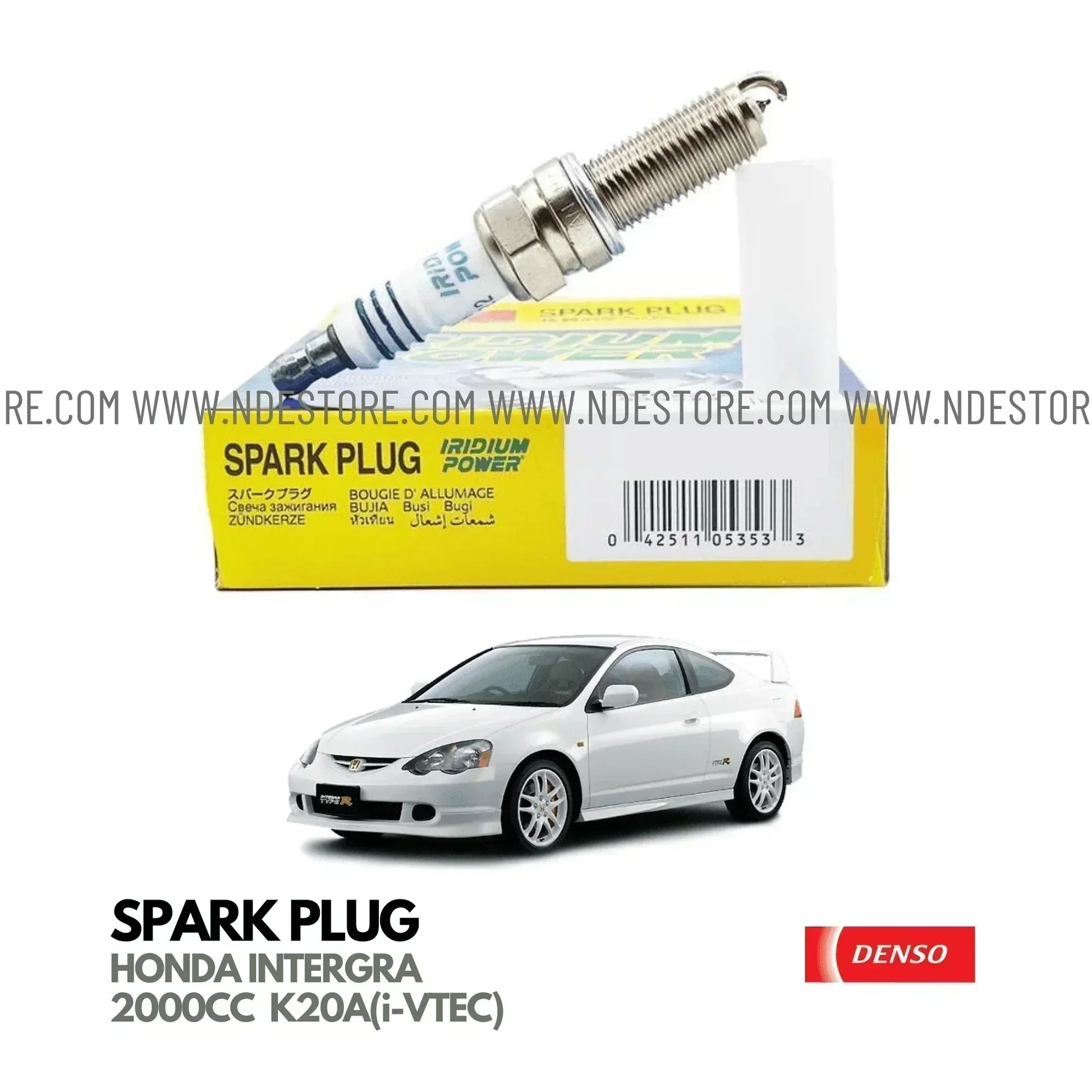 SPARK PLUG DENSO FOR HONDA INTEGRA - ndestore.com