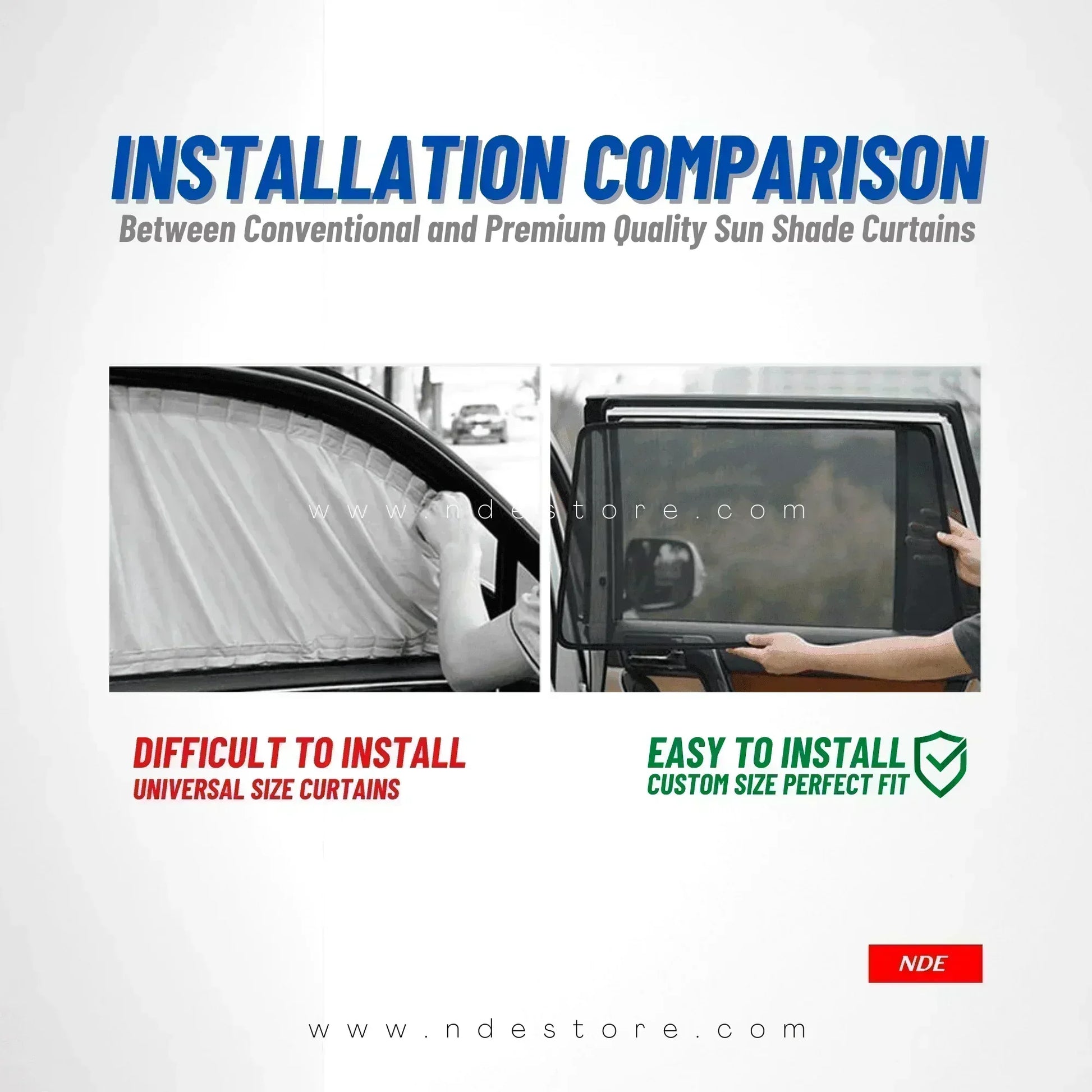 SUN SHADE PREMIUM QUALITY FOR HONDA N BOX - ndestore.com