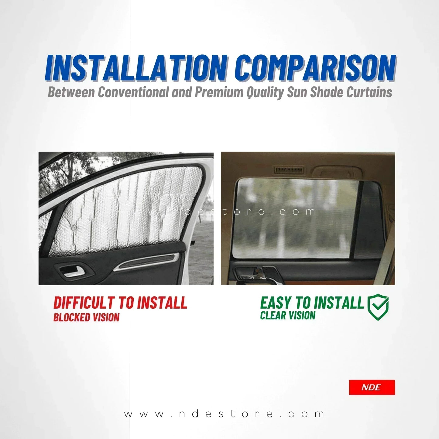 SUN SHADE PREMIUM QUALITY FOR HONDA N BOX - ndestore.com