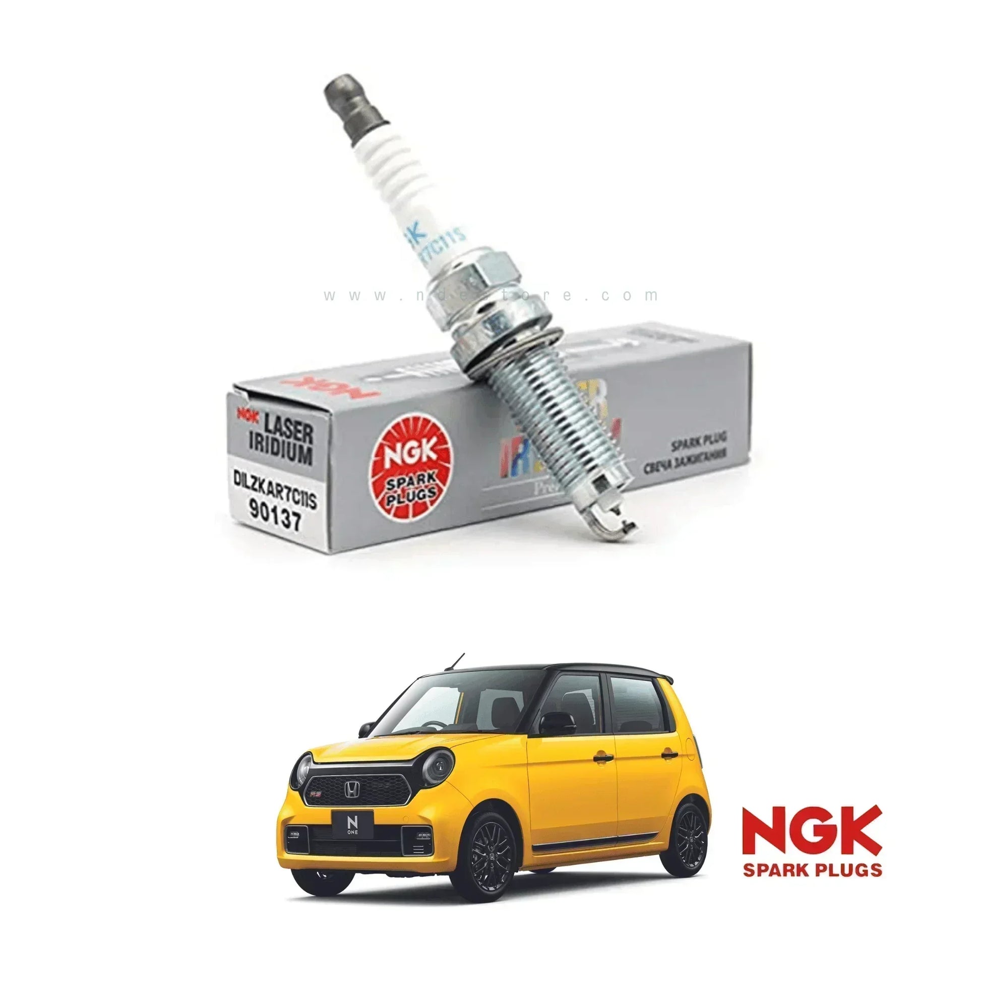 SPARK PLUG LASER IRIDIUM NGK FOR HONDA N ONE - ndestore.com