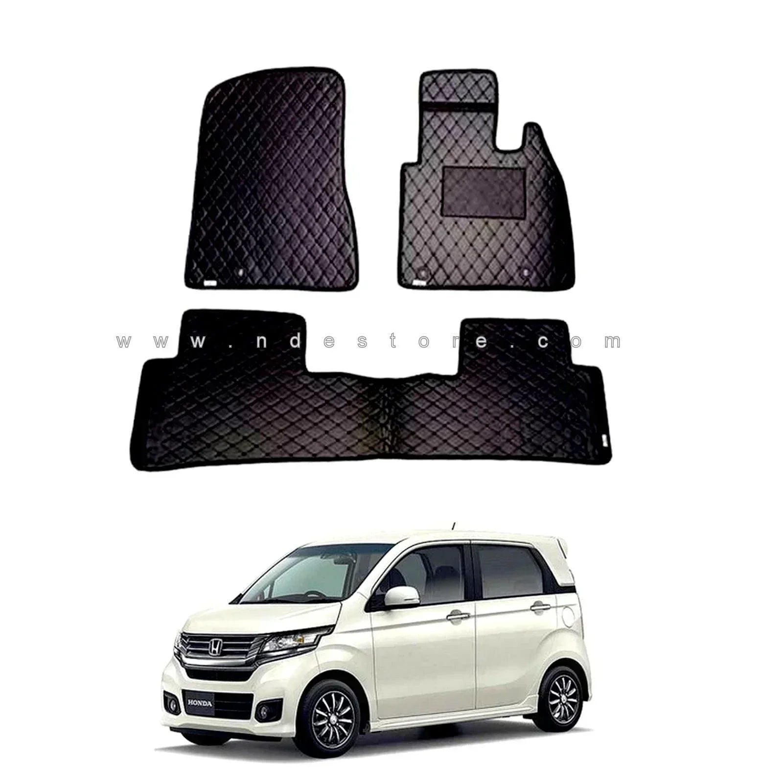 FLOOR MAT PREMIUM QUALITY FLAT 7D STYLE FOR HONDA N WAGON (2012-2018) - ndestore.com