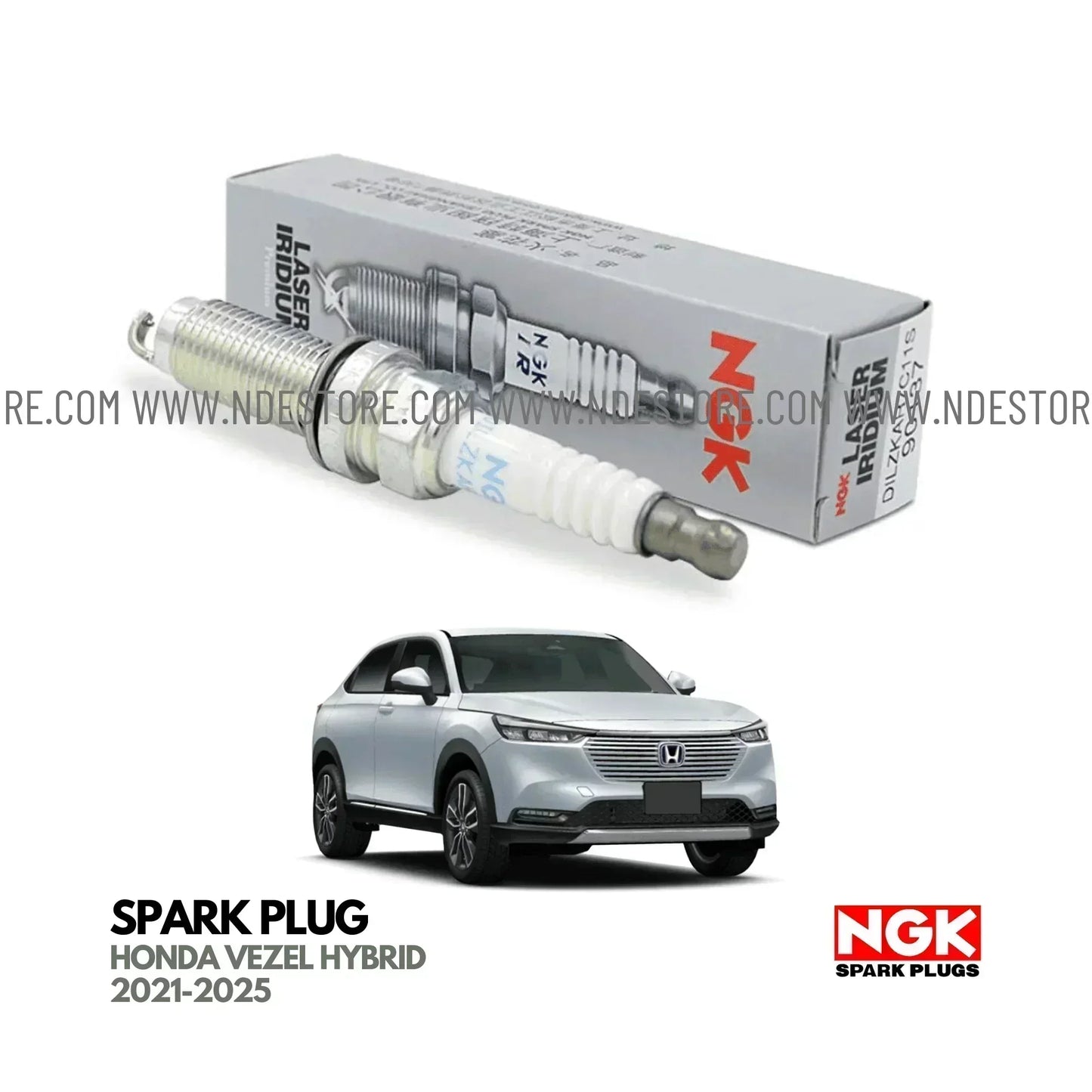SPARK PLUG LASER IRIDIUM NGK FOR HONDA VEZEL HYBRID (2021-2025) - ndestore.com