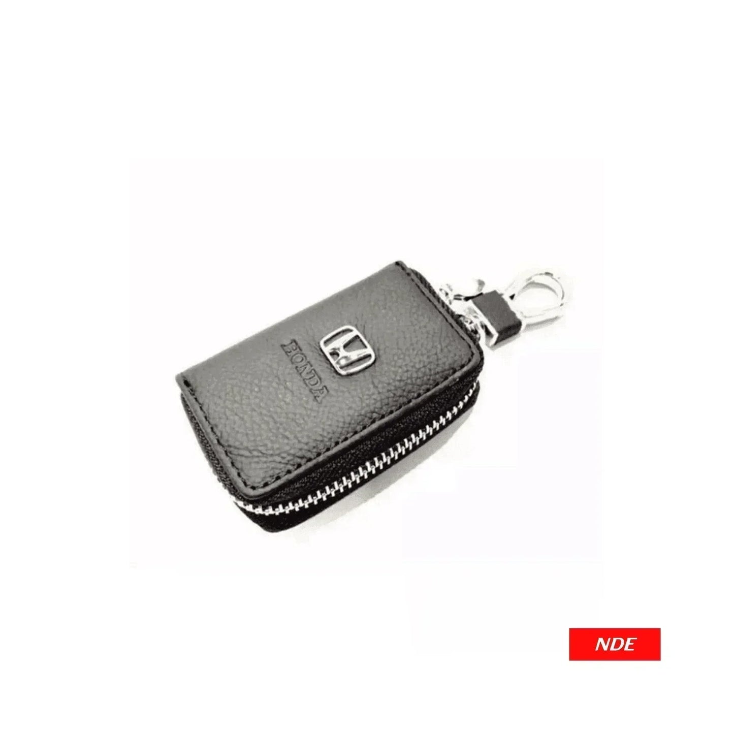 REMOTE COVER KEY POUCH ZIPPER PREMIUM LEATHER MATERIAL WITH HONDA LOGO (MADE IN CHINA) - ndestore.com