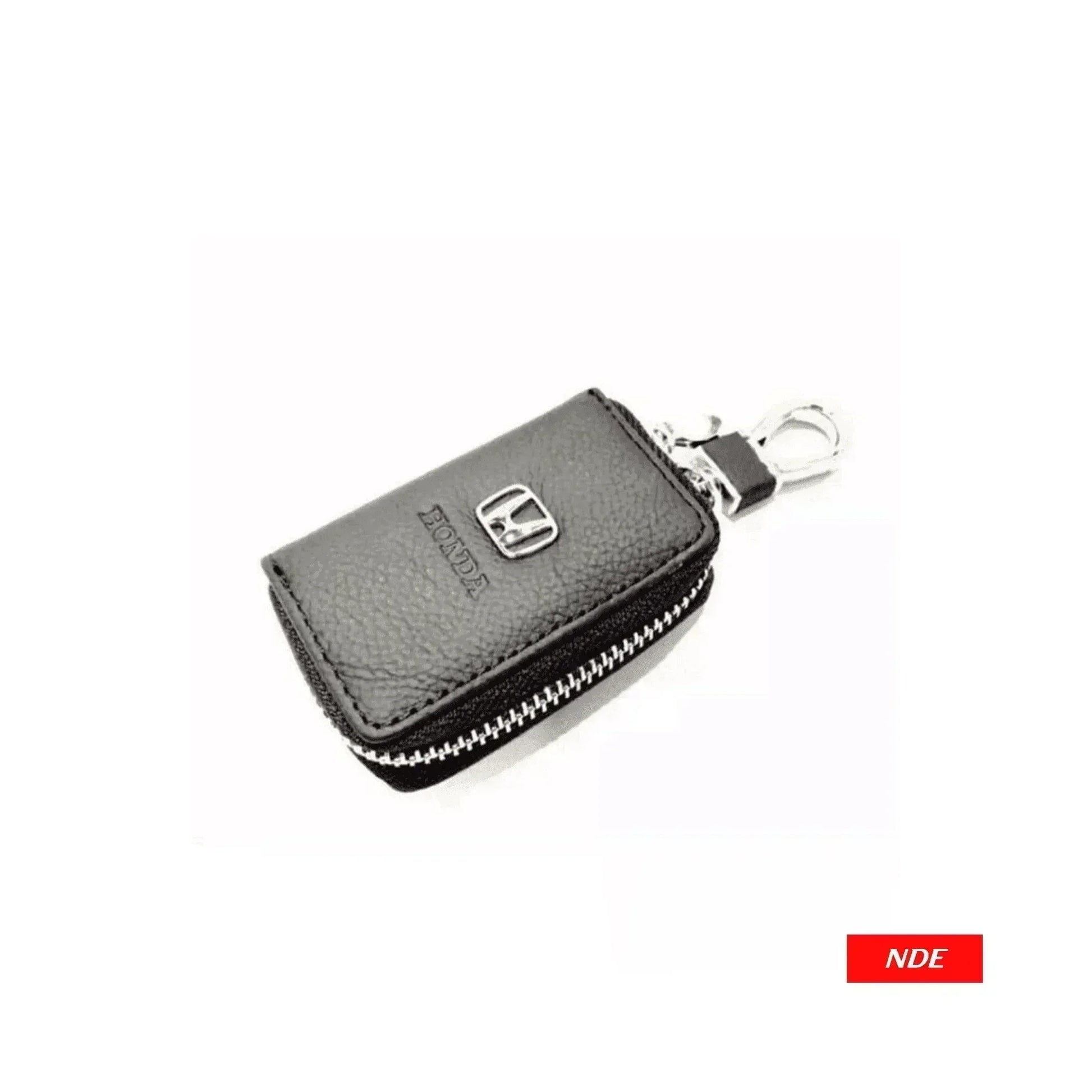 REMOTE COVER KEY POUCH ZIPPER PREMIUM LEATHER MATERIAL WITH HONDA LOGO (MADE IN CHINA) - ndestore.com