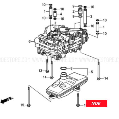 TRANSMISSION STRAINER ASSEMBLY FOR HONDA BRV - ndestore.com