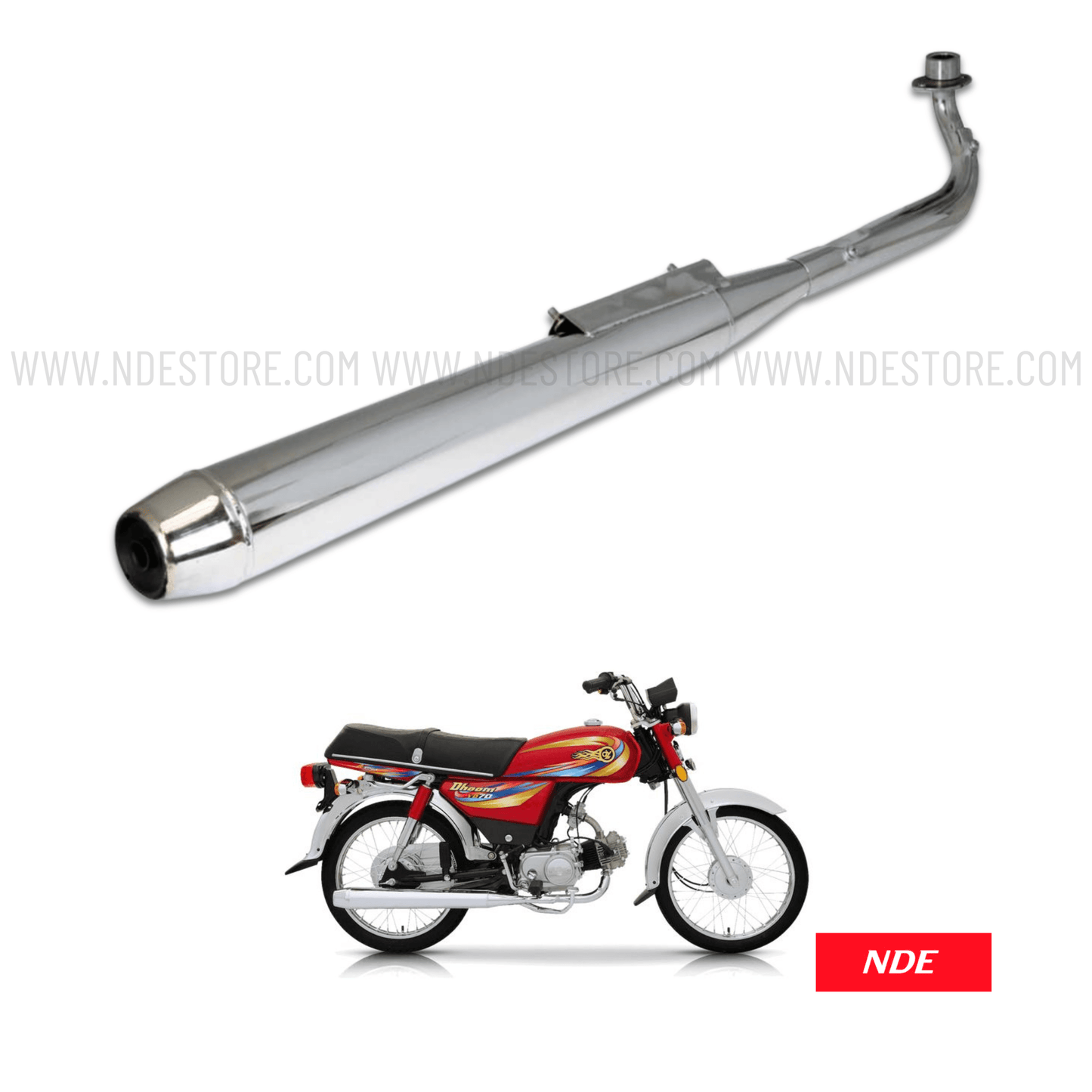 MUFFLER EXHAUST SILENCER FOR HONDA CD70 - ndestore.com