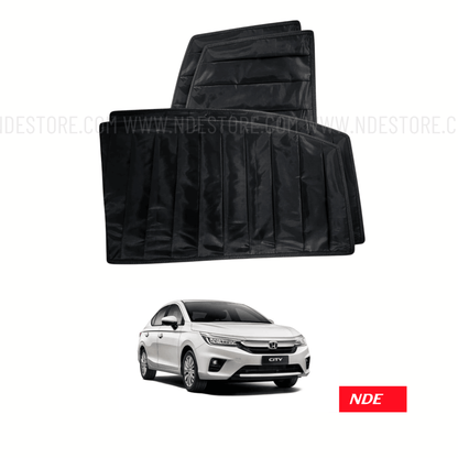 SUN SHADE BLACK WRINKLE FOR HONDA CITY (2021-2025) - ndestore.com