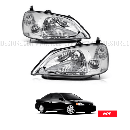 HEAD LIGHT ASSY FOR HONDA CIVIC (2002-2006) - ndestore.com