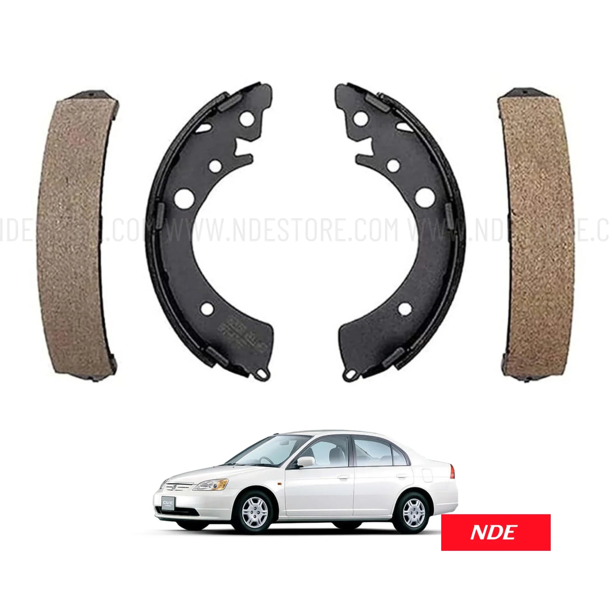 BRAKE SHOE KIT REAR MK JAPAN FOR HONDA CIVIC (2002-2006) - ndestore.com