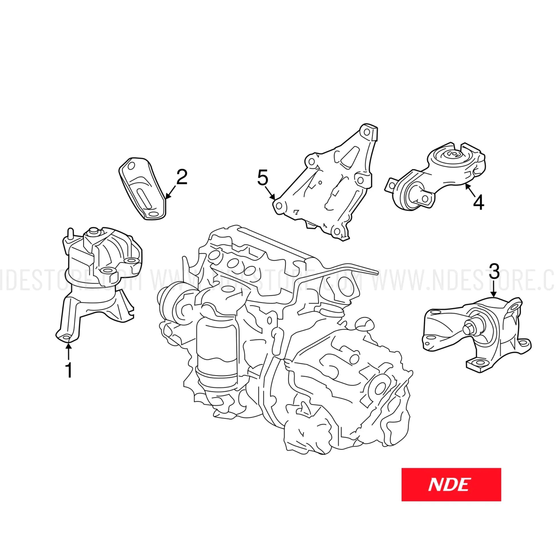 ENGINE MOUNTING FOR HONDA CIVIC (2012-2016) - ndestore.com