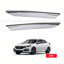 FOG LAMP CHROME MOLDING LOWER COVER FOR HONDA CIVIC (2016-2022) - ndestore.com