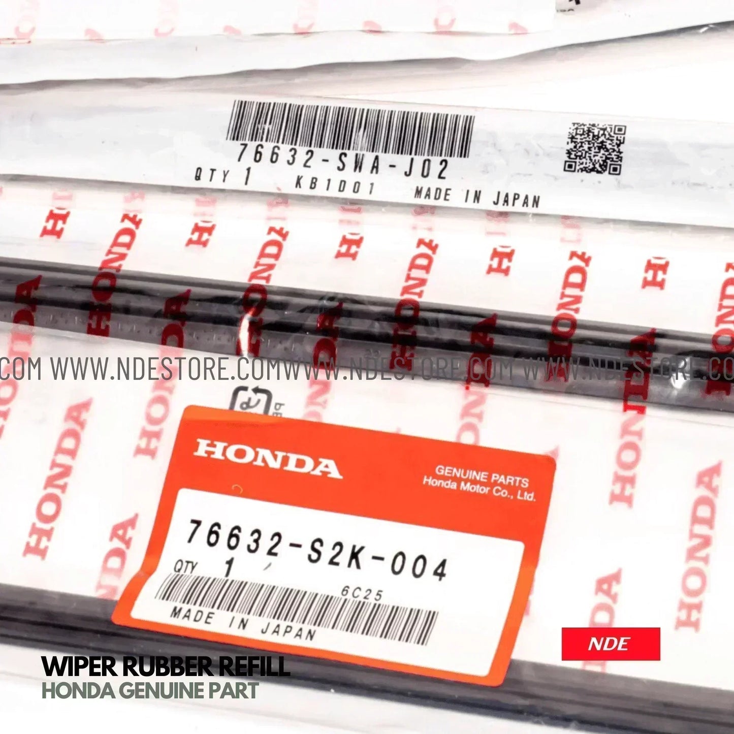 WIPER BLADE RUBBER GENUINE FOR HONDA CIVIC (2012-2016) - ndestore.com