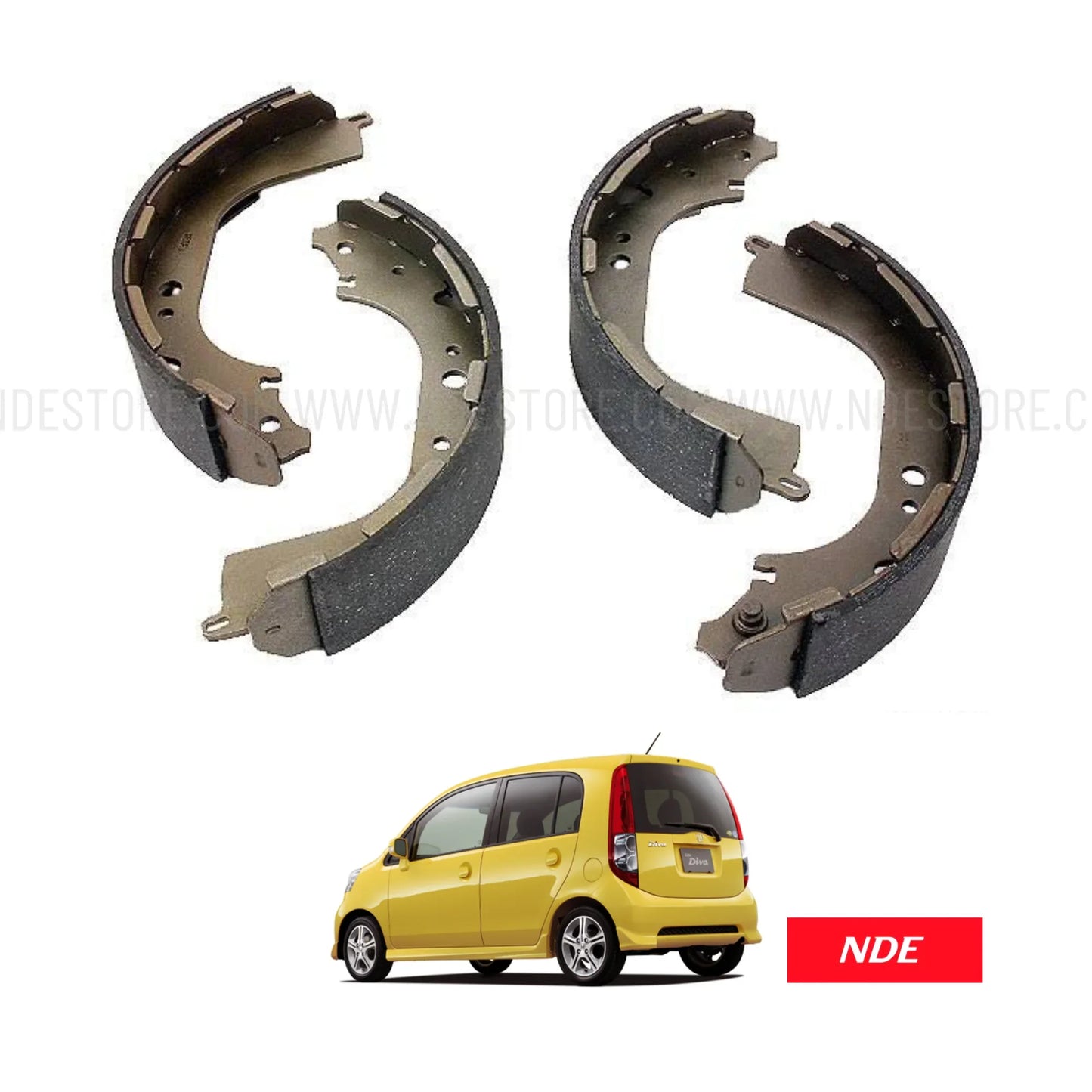 BRAKE SHOE KIT SET REAR FOR HONDA LIFE - ndestore.com
