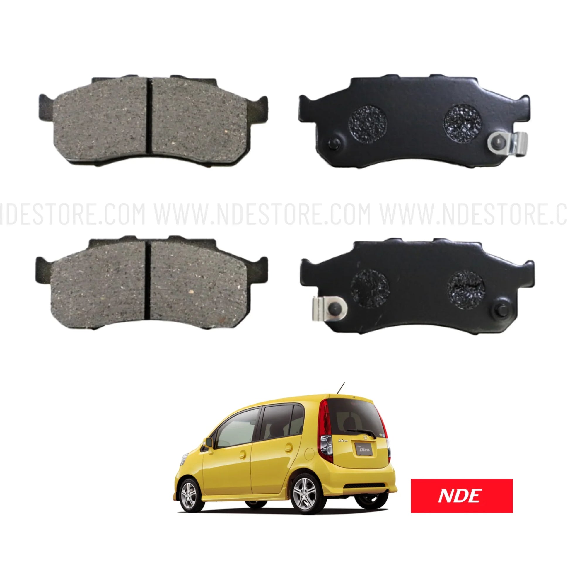 BRAKE DISC PAD SET FRONT FOR HONDA LIFE - ndestore.com