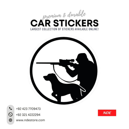 STICKER HUNTER DOG - ndestore.com