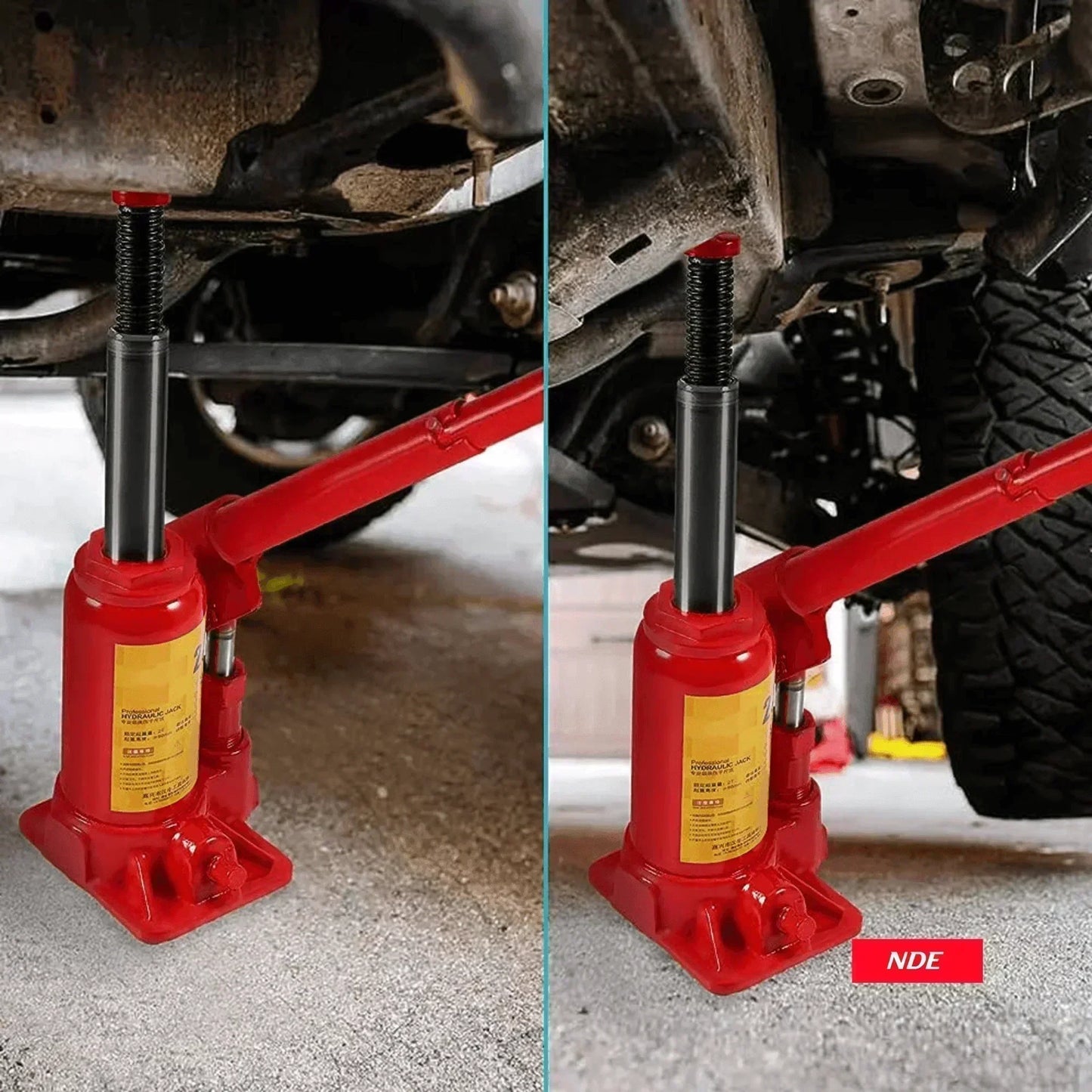 HYDRAULIC BOTTLE JACK LOAD CAPACITY 2 TONS - ndestore.com