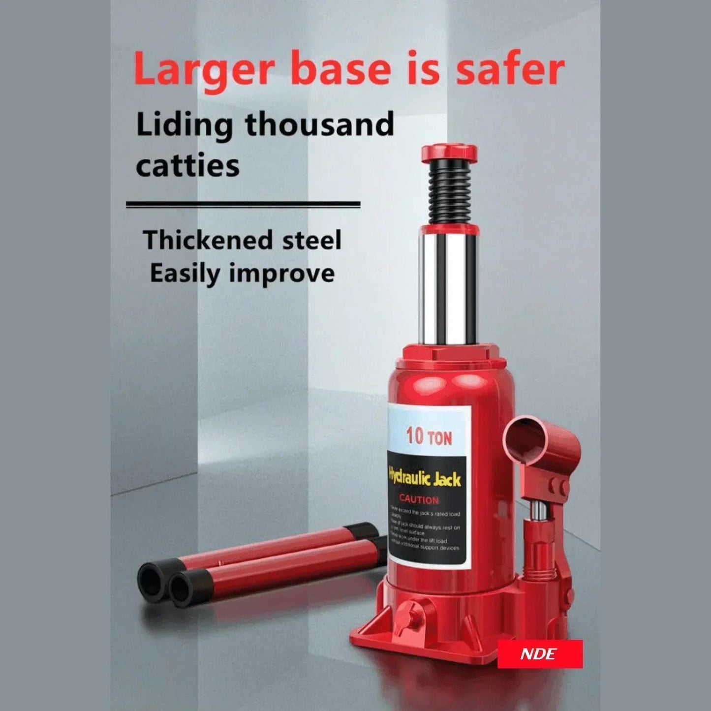 HYDRAULIC BOTTLE JACK LOAD CAPACITY 2 TONS - ndestore.com