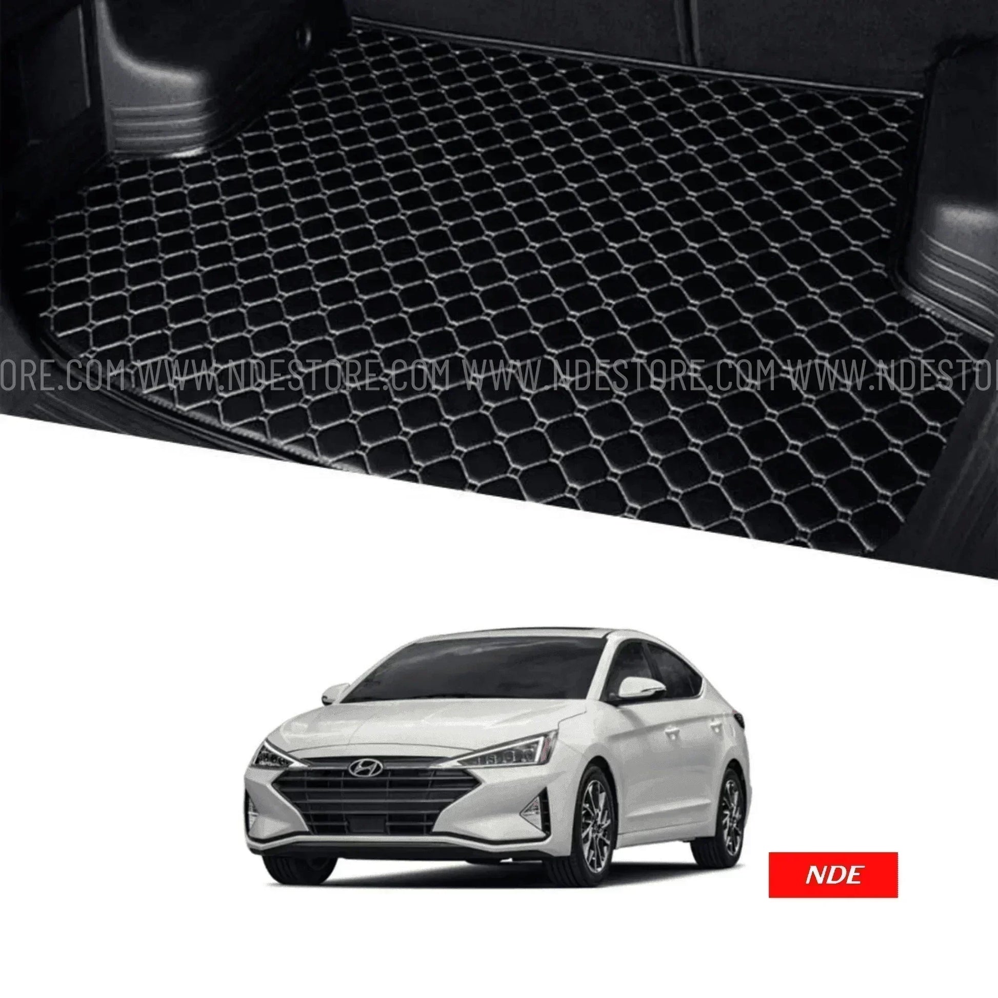TRUNK FLOOR MAT 7D STYLE FOR HYUNDAI ELANTRA - ndestore.com