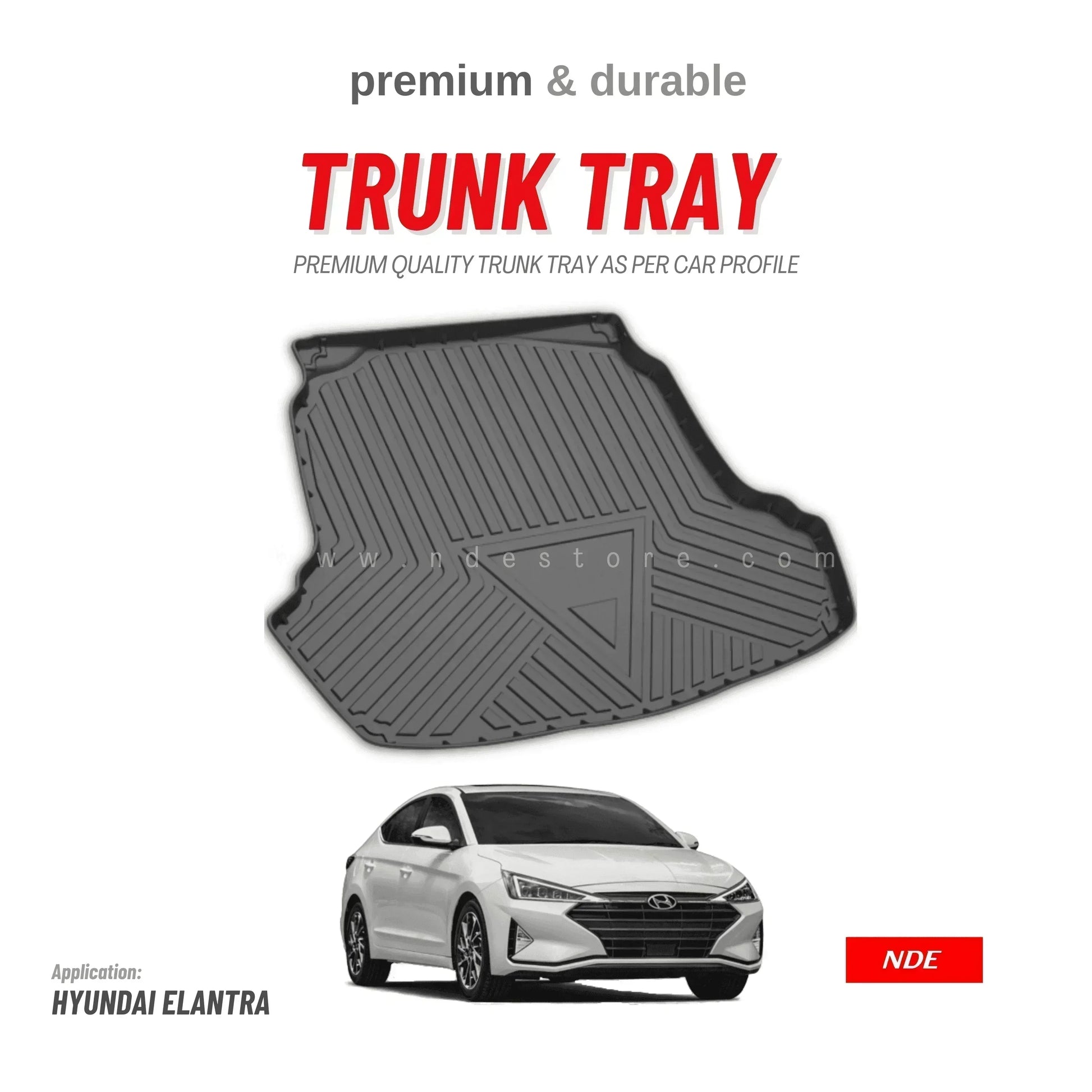 TRUNK TRAY FOR HYUNDAI ELANTRA - ndestore.com