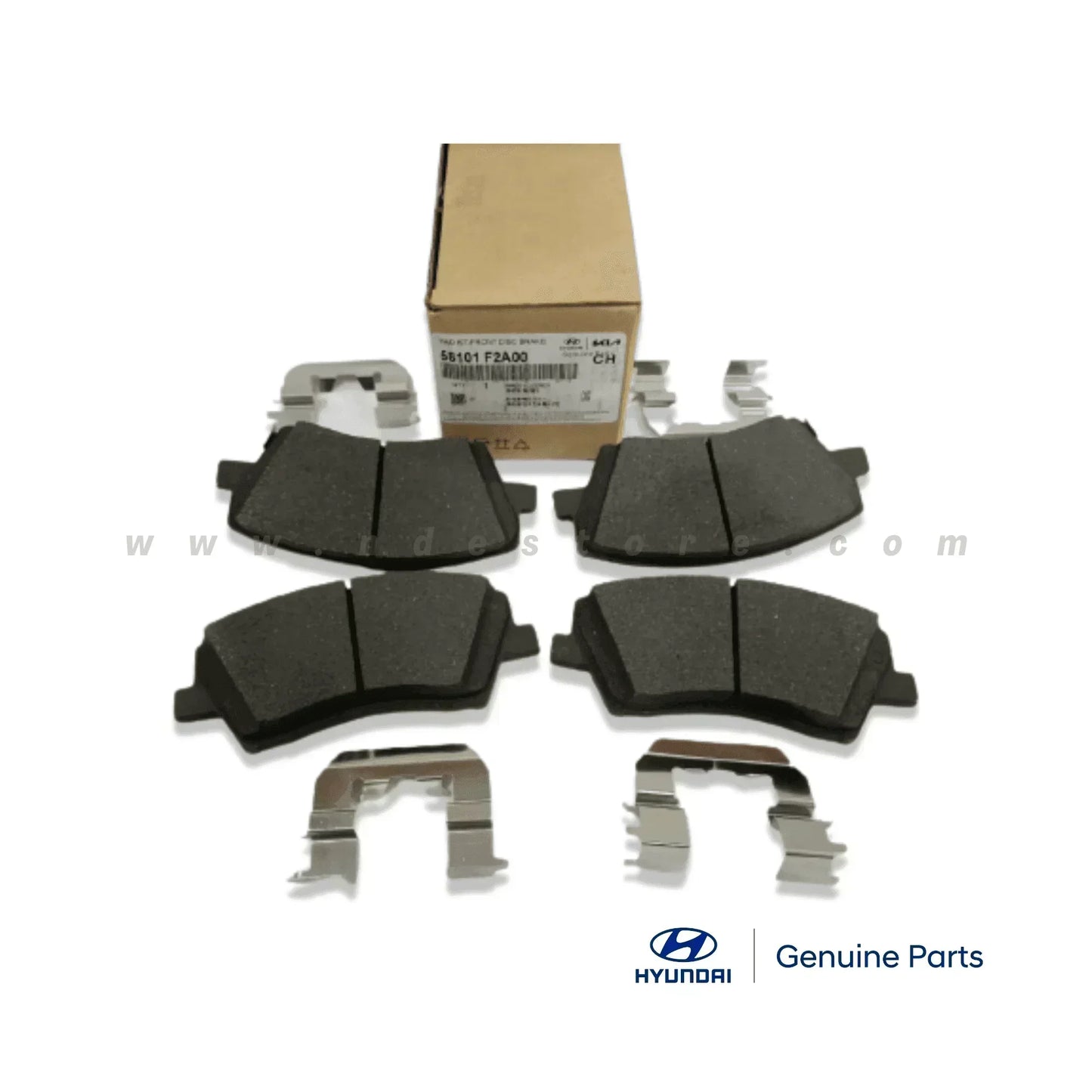 BRAKE DISC PAD SET FRONT GENUINE FOR HYUDAI ELANTRA - ndestore.com