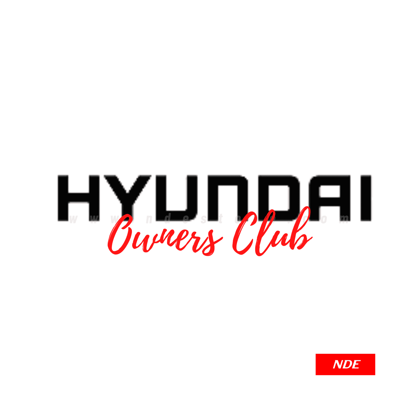 STICKER HYUNDAI OWNER CLUB (SKU:141026) - ndestore.com