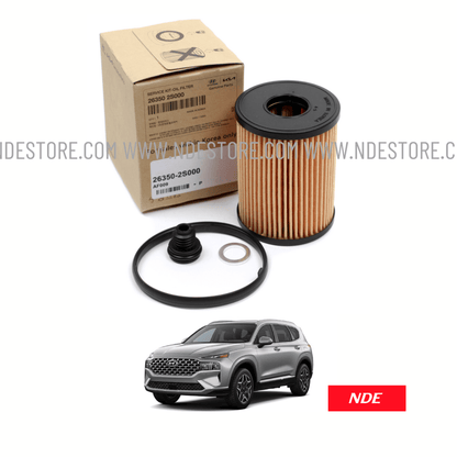 OIL FILTER ELEMENT GENUINE FOR HYUNDAI SANTA FE - ndestore.com