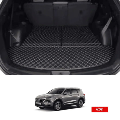 FLOOR MAT 11D WITH HYUNDAI LOGO FOR HYUNDAI SANTA FE (5 PIECES) - ndestore.com