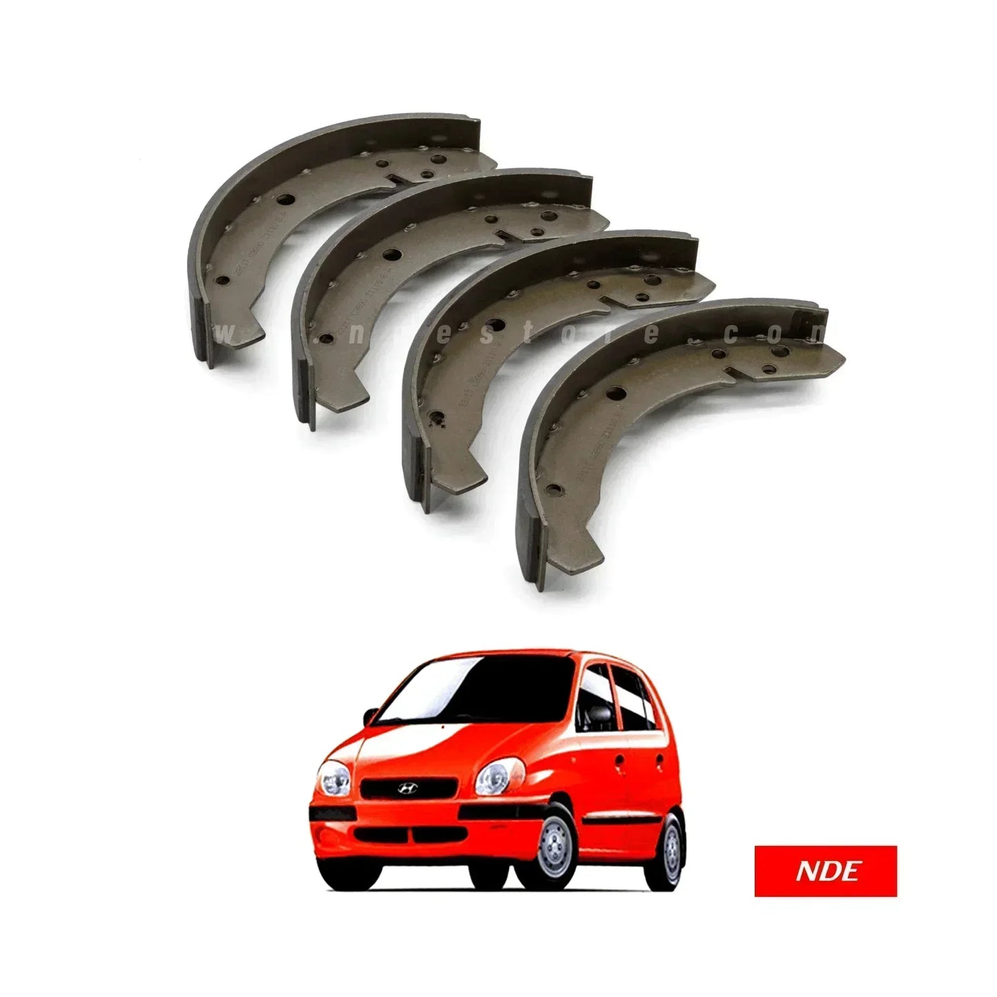 BRAKE SHOE KIT REAR DOT OE FOR HYUNDAI SANTRO - ndestore.com