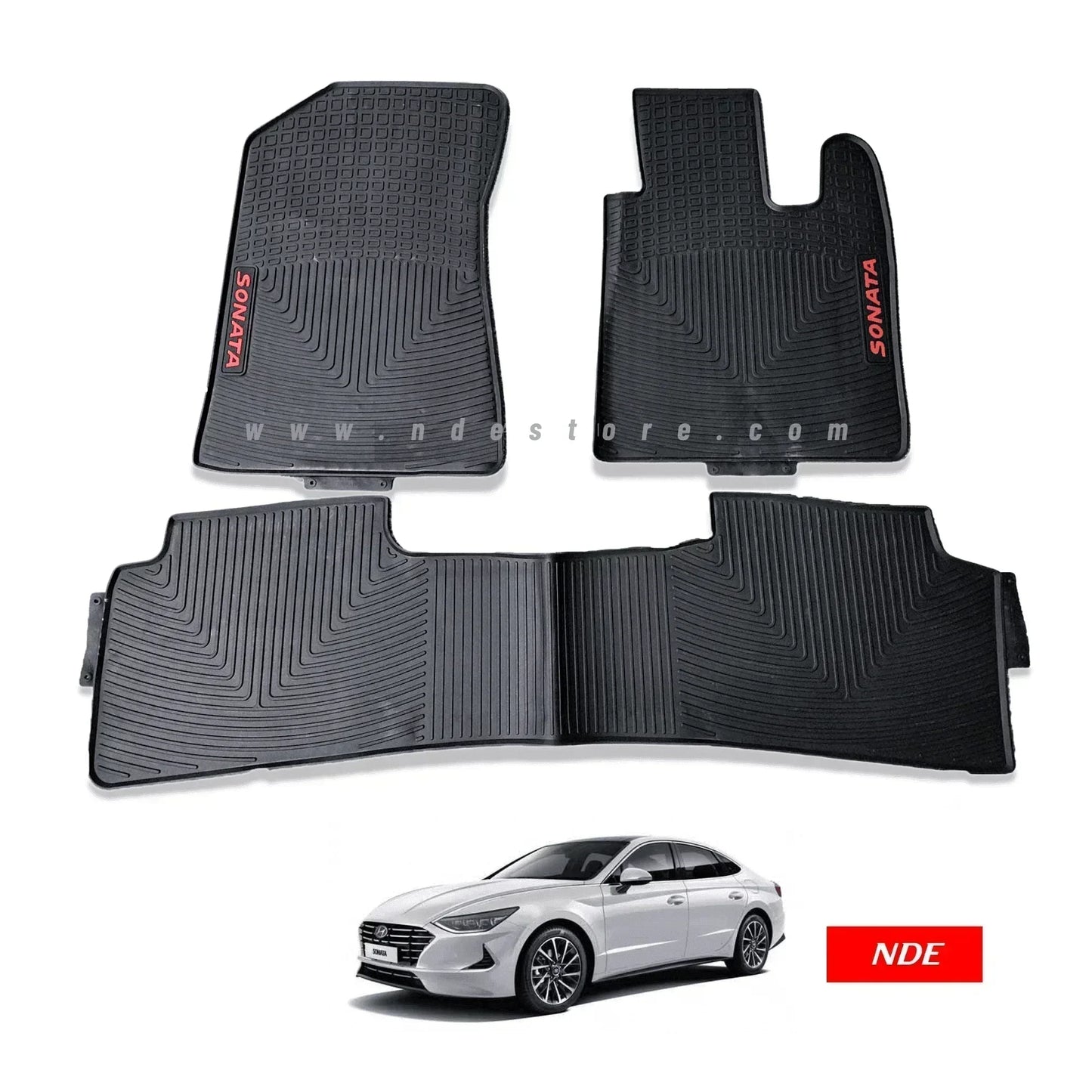 FLOOR MAT RUBBER / LATEX ANTI SLIP FOR HYUNDAI SONATA (IMPORTED) - ndestore.com