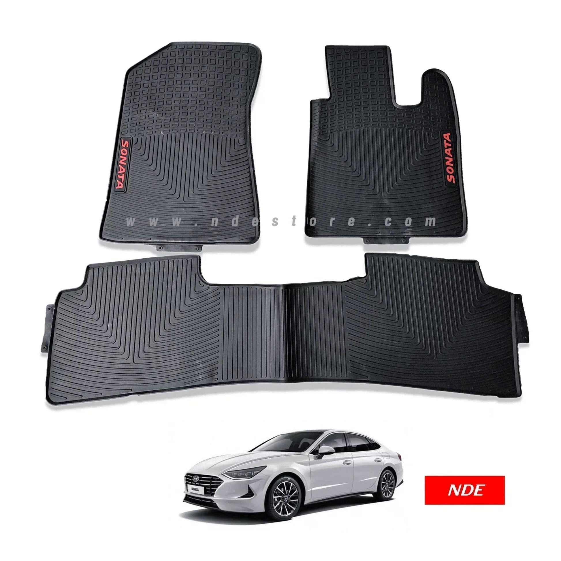 FLOOR MAT RUBBER / LATEX ANTI SLIP FOR HYUNDAI SONATA (IMPORTED) - ndestore.com