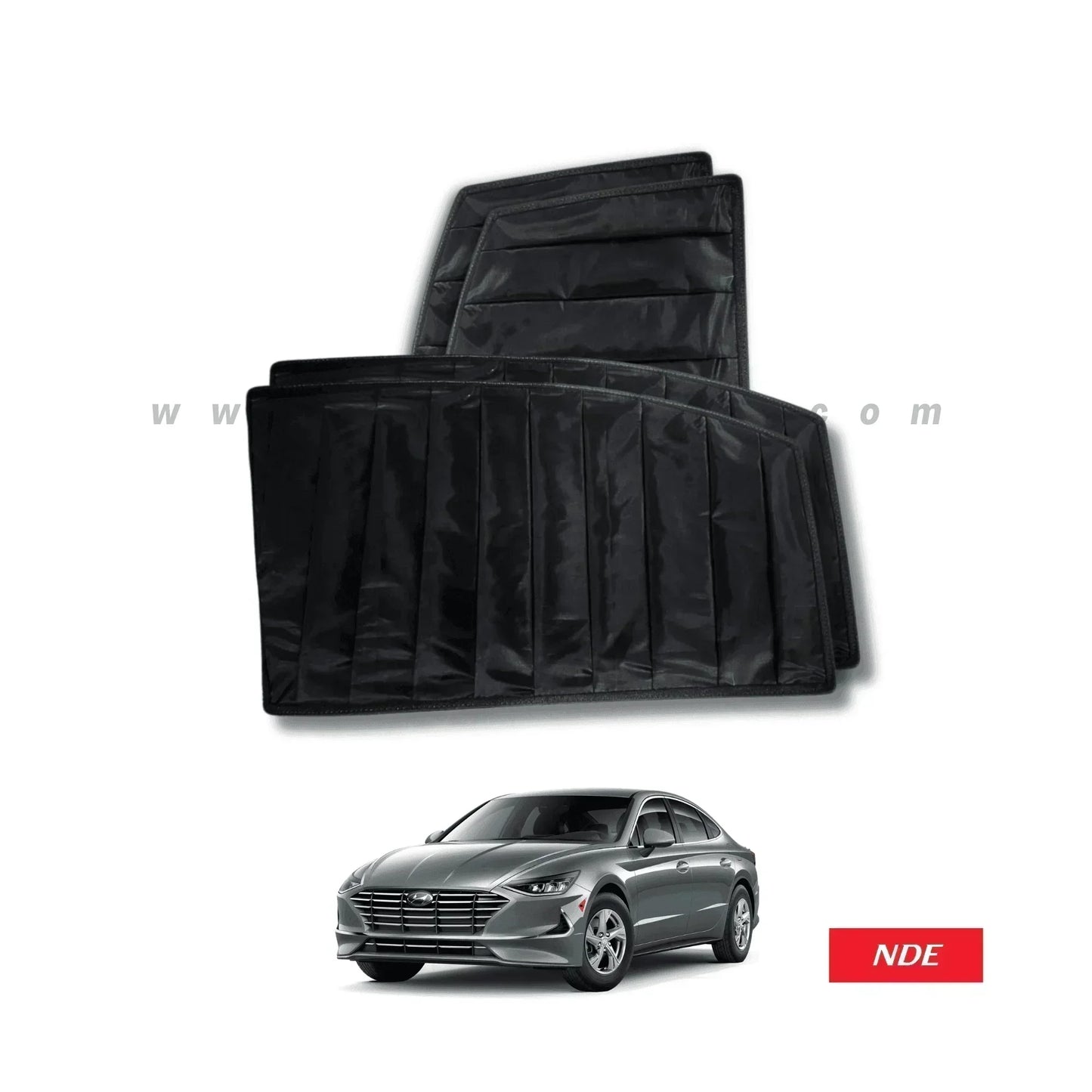 SUN SHADE BLACK WRINKLE FOR HYUNDAI SONATA - ndestore.com