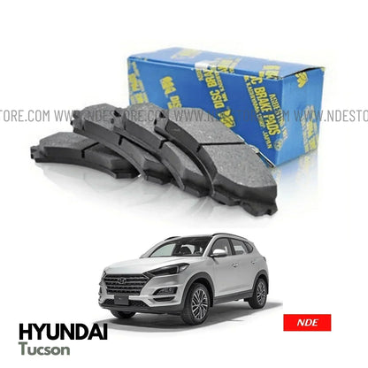Front Brake Pad Set - Compatible with 2022 - 2023 Hyundai Tucson Front Brake Pad Set - Compatible with 2022 - 2023 Hyundai Tucson