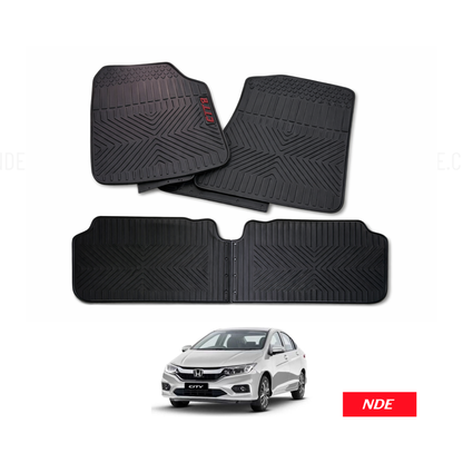 FLOOR MAT SET RUBBER FOR HONDA CITY (2021-2026)