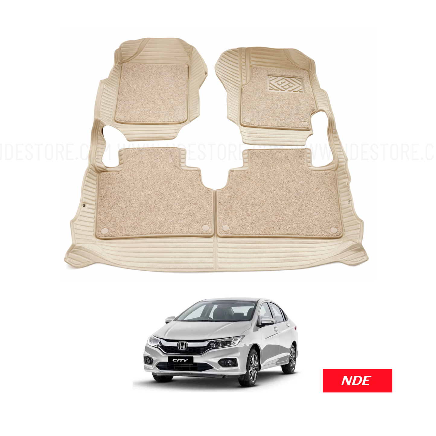 FLOOR MAT 9D STYLE FOR HONDA CITY (2021-2026)