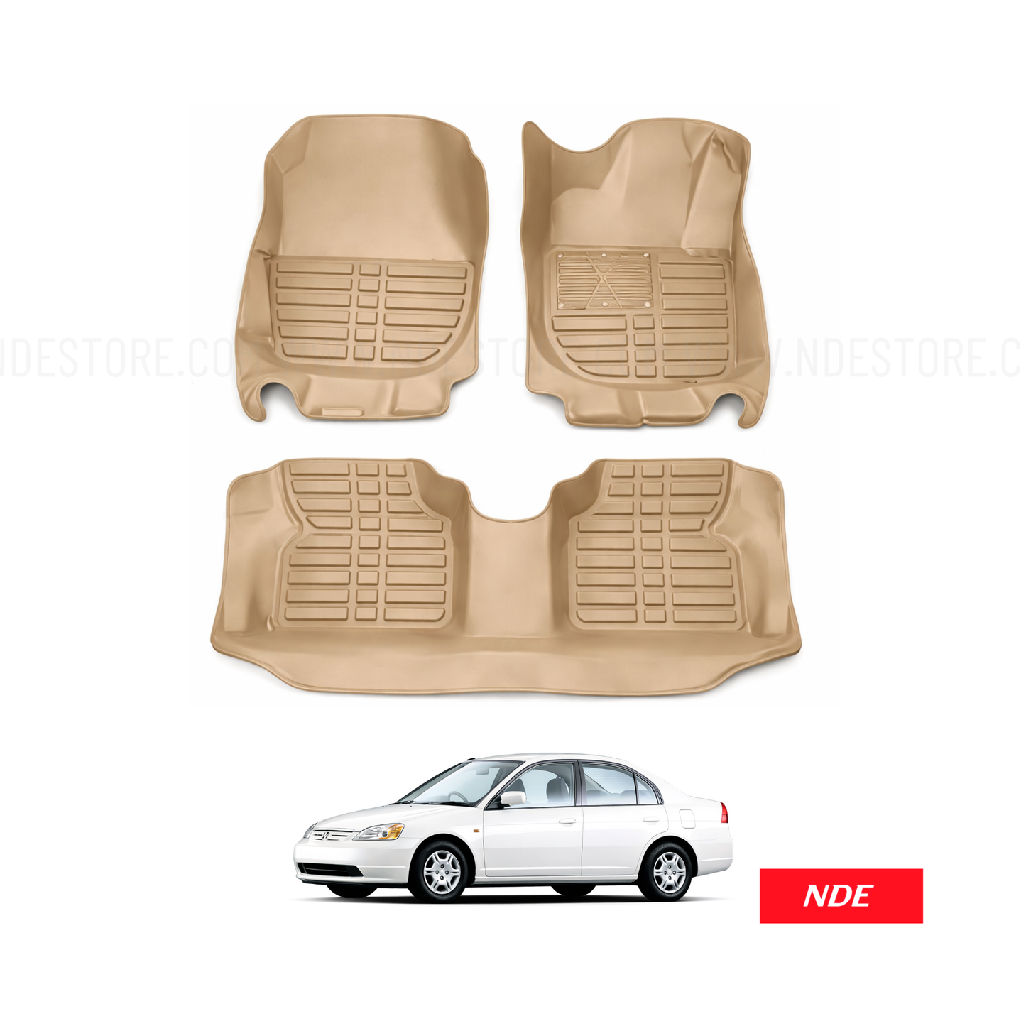 FLOOR MAT 5D STYLE FOR HONDA CIVIC (2002-2006)