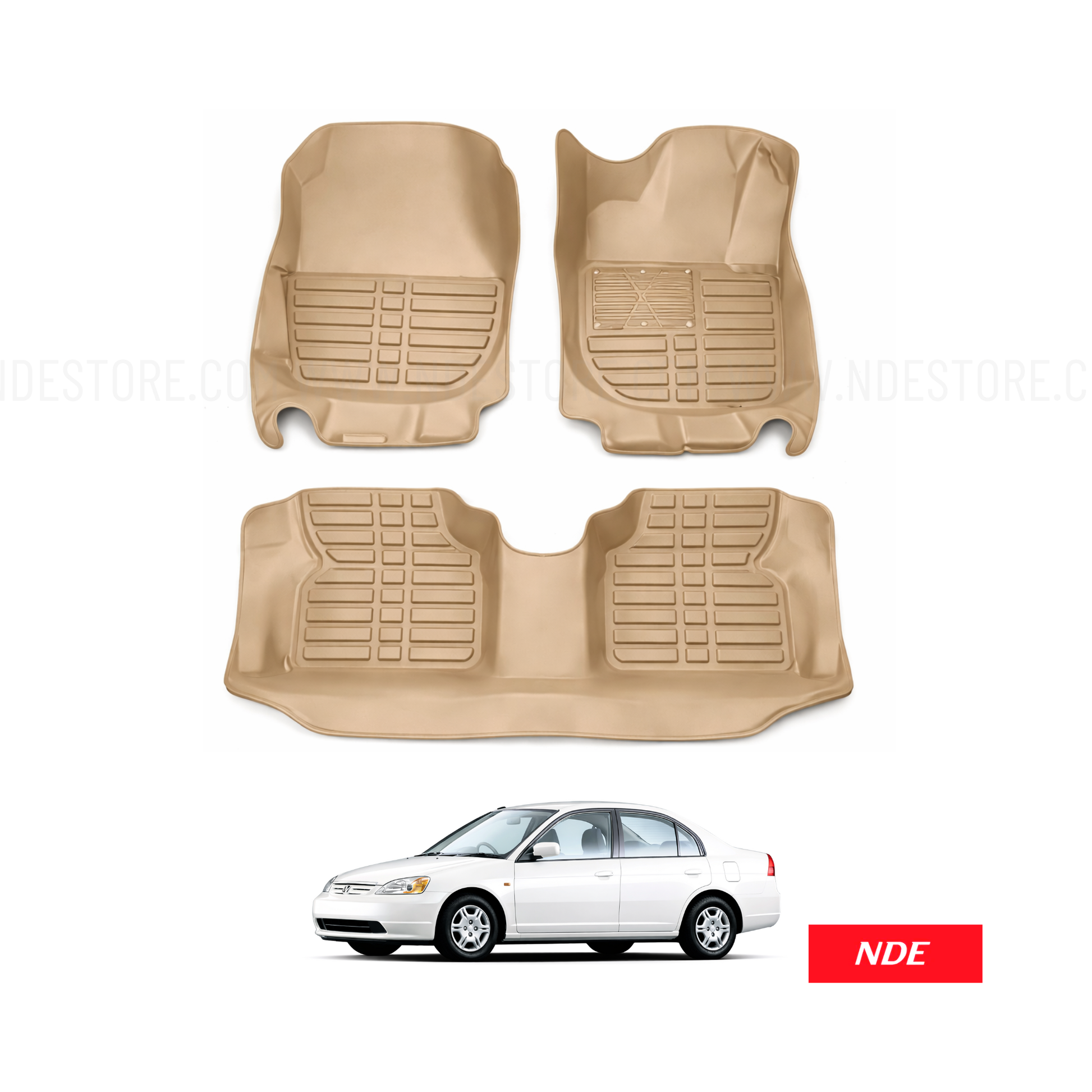 FLOOR MAT 5D STYLE FOR HONDA CIVIC (2002-2006)