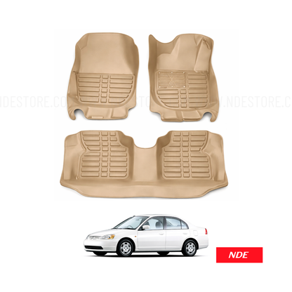 FLOOR MAT 5D STYLE FOR HONDA CIVIC (2002-2006)