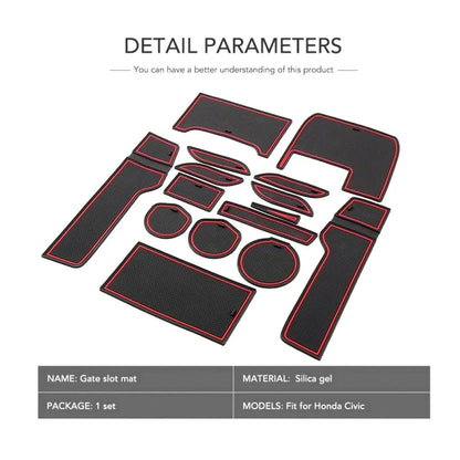 MATS FOR INTERIOR SURFACE PROTECTION FOR SUZUKI SWIFT (2022-2025) - ndestore.com
