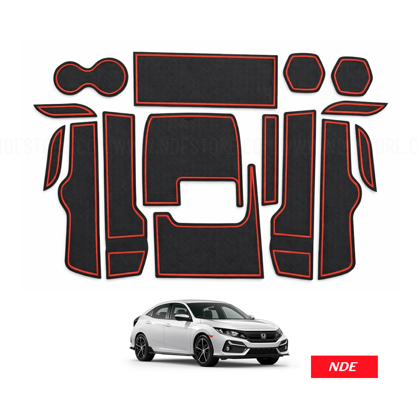INTERIOR SURFACE PROTECTION MAT SET FOR HONDA CIVIC (2016-2021)