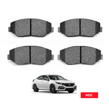 BRAKE DISC PAD SET FRONT AKEBONO FOR HONDA CIVIC (2016-2021)