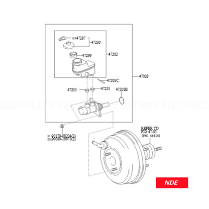 BRAKE MASTER CYLINDER GENUINE FOR HONDA CIVIC (2016-2021)